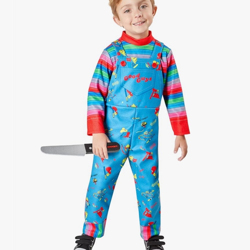 Kids Good Guys Costume - Blue and Red